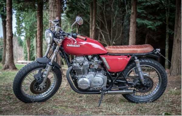 Kawasaki KZ400 Brat Style - Rubén Gonzalez 4