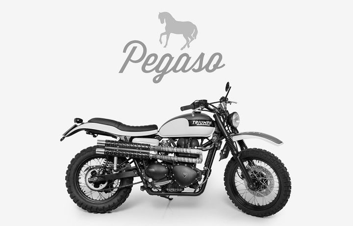 Triumph Bonneville Scrambler Pegaso - Tamarit Spanish Motorcycles