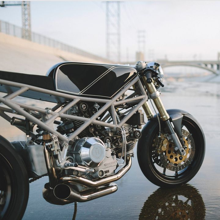Ducati Cafe Racer Monster 900 by Hazan Motorworks