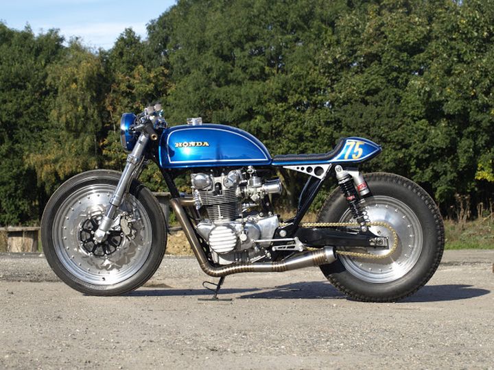 Honda VRX 400 Cafe Racer - Custom Bike World (350 x 200 Pixel)